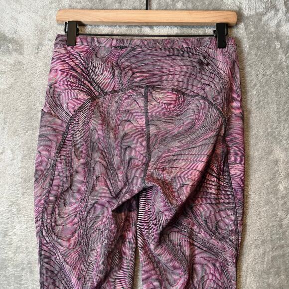 Lululemon Swift Speed High-Rise‎ Tight 28" Dimensional Sonic Pink Multi Sz 8 - Picture 5 of 8